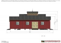 CS100 - Combo Chicken Coop + Garden Shed Plans Construction_016